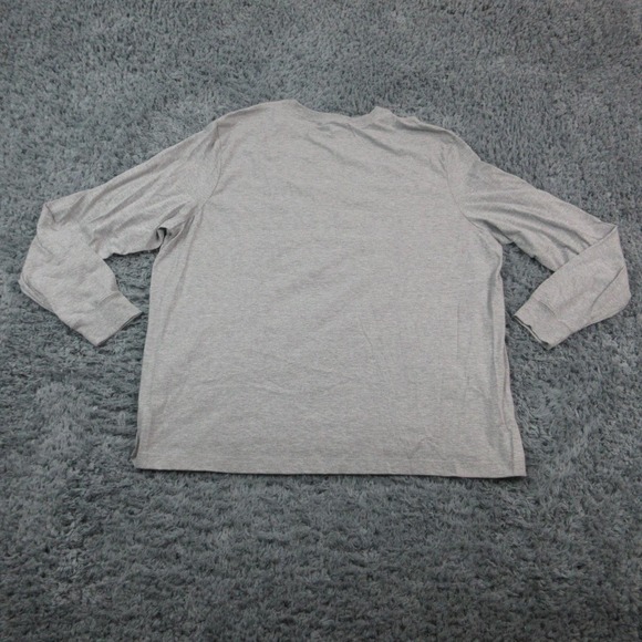 Nike Shirt Mens 2XL Gray Long Sleeve The Nike Tee Swoosh Logo NWT - Picture 9 of 11